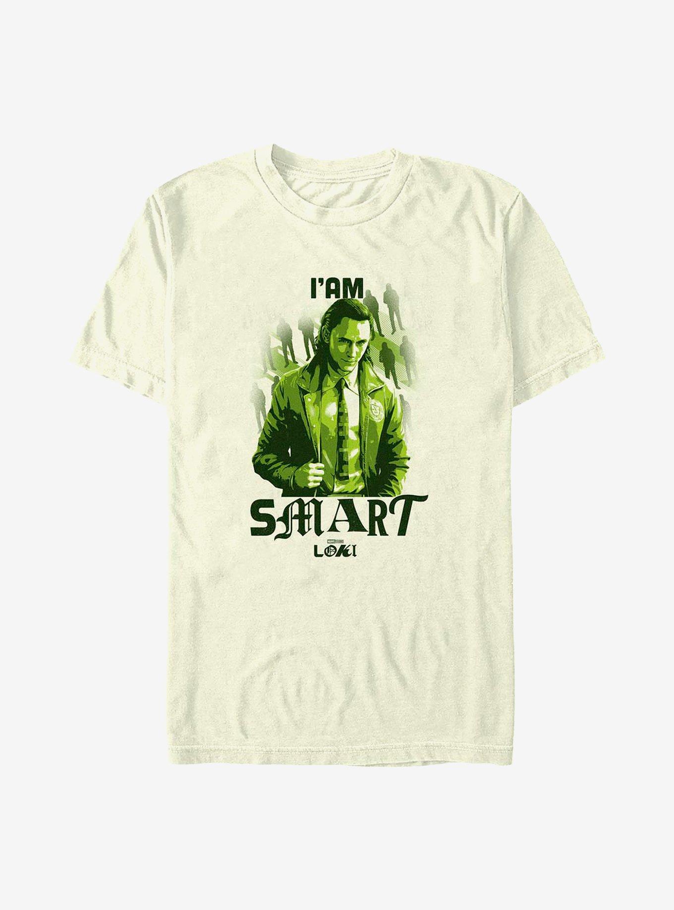 Marvel Loki Mischievous I'Am Smart T-Shirt, NATURAL, hi-res