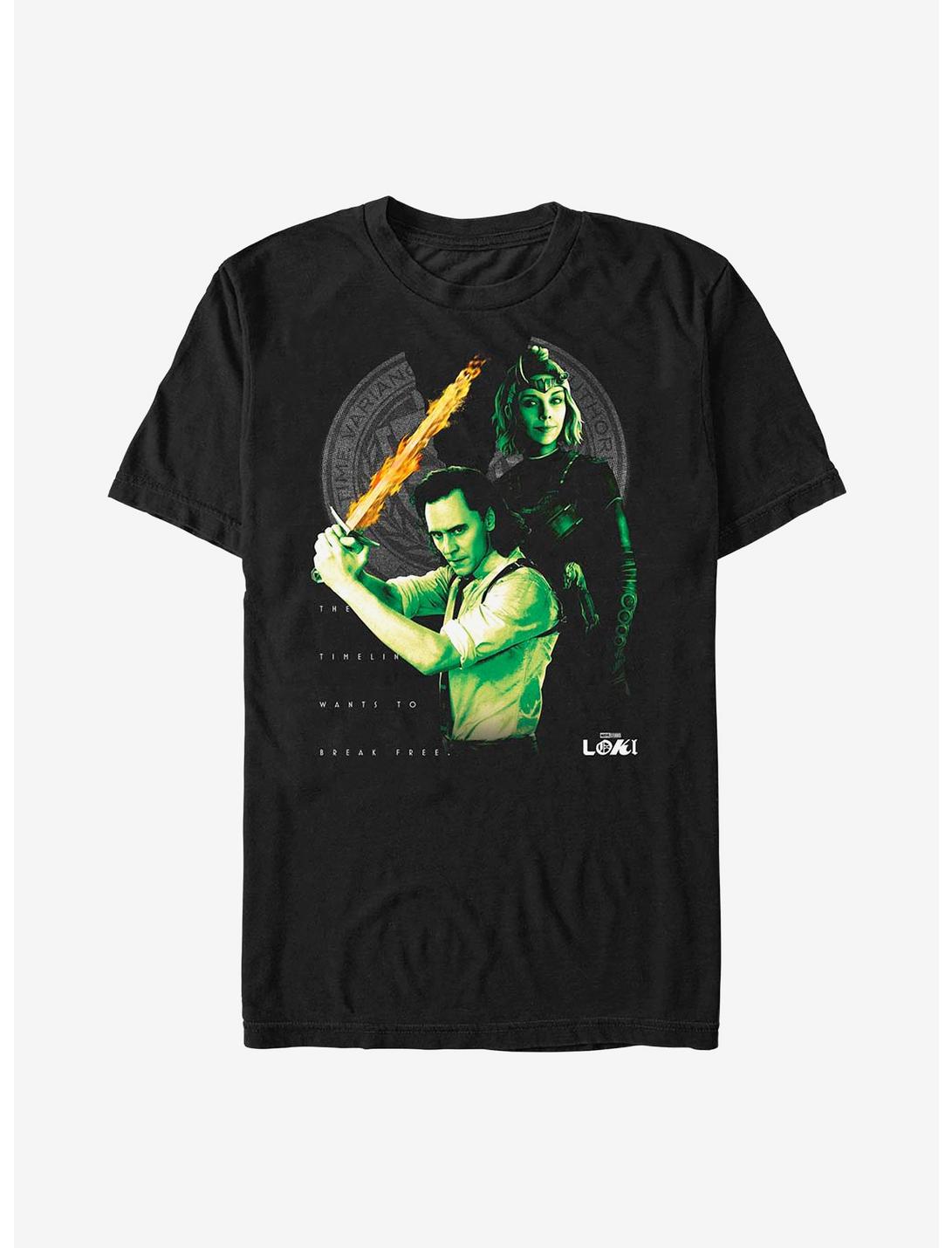 Marvel Loki Time Heroes T-Shirt, BLACK, hi-res