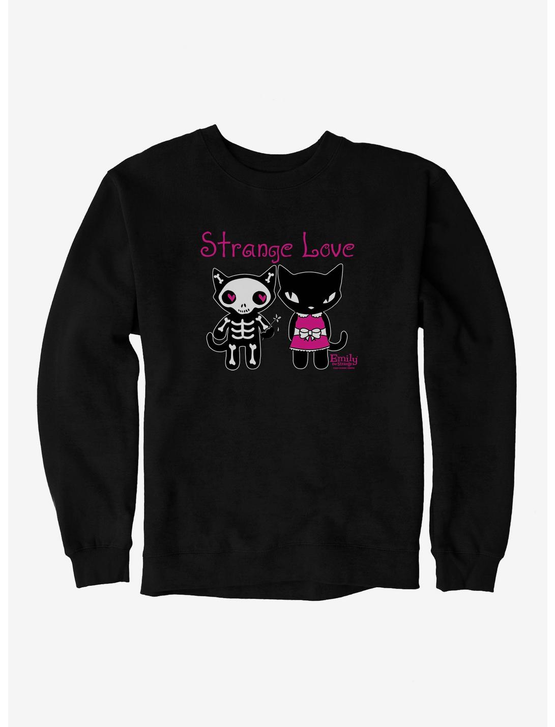 Emily The Strange Strange Love Sweatshirt, , hi-res