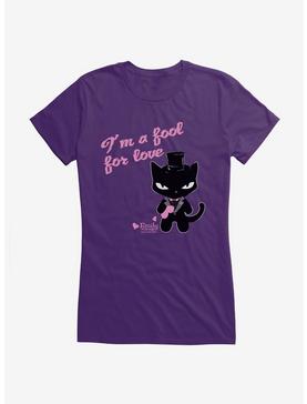 Emily The Strange Fool For Love Girls T-Shirt, PURPLE, hi-res