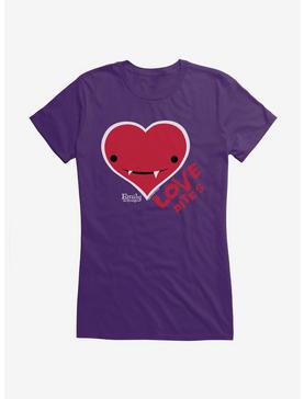 Emily The Strange Love Bites Girls T-Shirt, PURPLE, hi-res