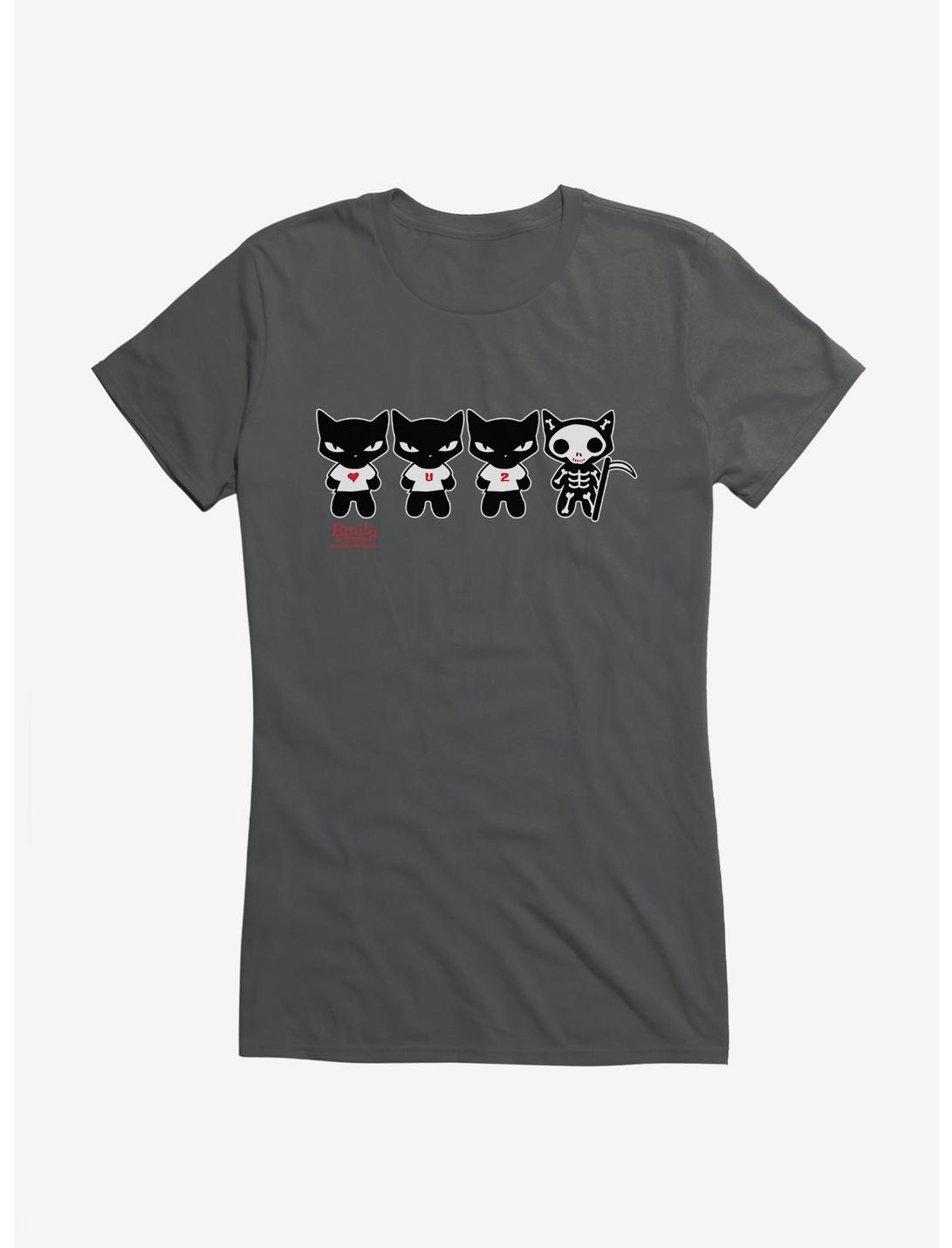 Emily The Strange Love You To Death Girls T-Shirt, , hi-res