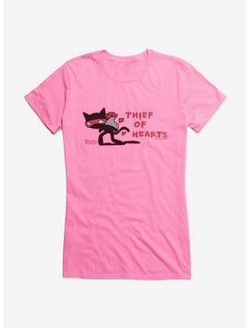 Emily The Strange Red Thief Of Hearts Girls T-Shirt, , hi-res