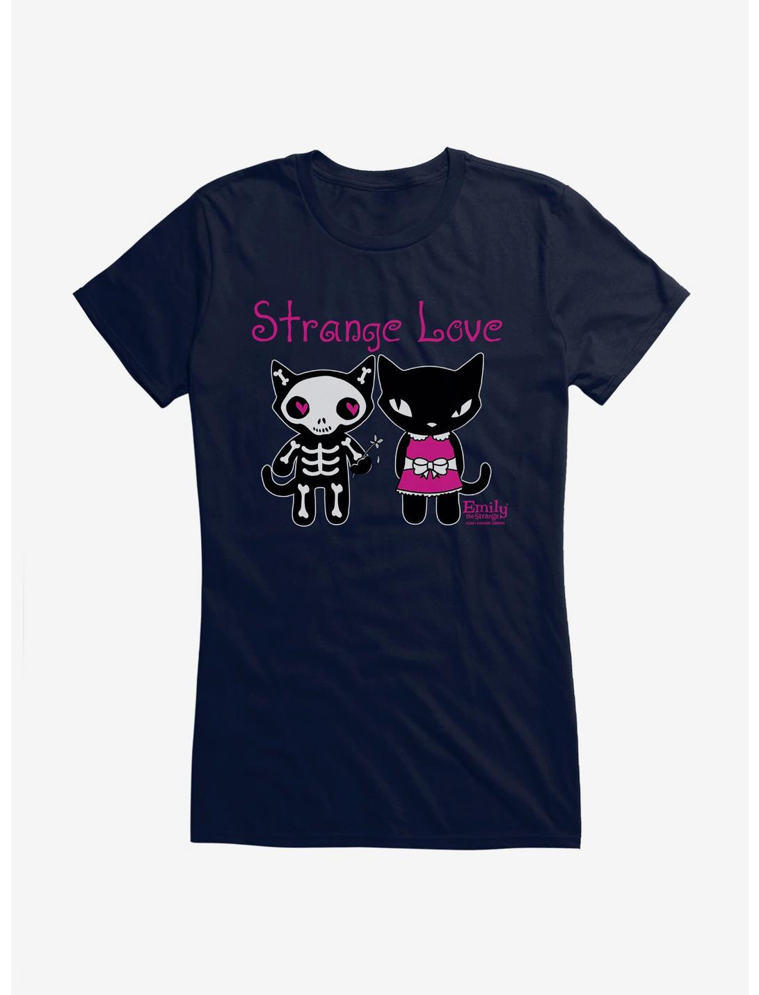Emily The Strange Strange Love Girls T-Shirt, , hi-res