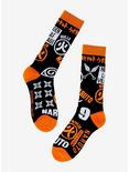 Naruto Shippuden Clan Symbols Crew Socks, , hi-res