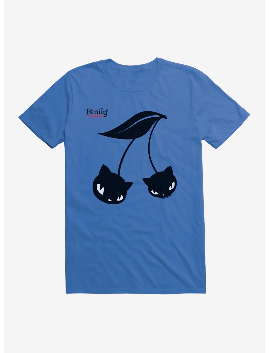 Emily The Strange Black Cherry Cats T-Shirt, ROYAL BLUE, hi-res