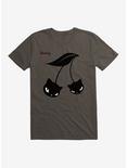 Emily The Strange Black Cherry Cats T-Shirt, SMOKE, hi-res