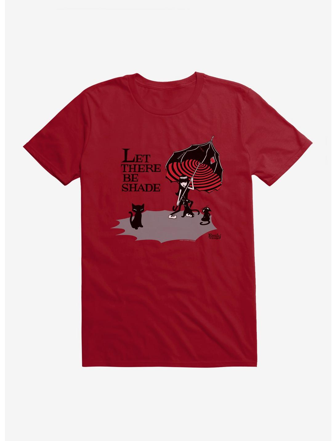 Emily The Strange Let There Be Shade T-Shirt, INDEPENDENCE RED, hi-res