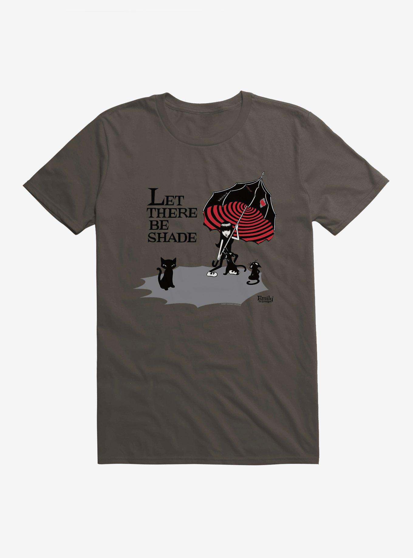 Emily The Strange Let There Be Shade T-Shirt, SMOKE, hi-res