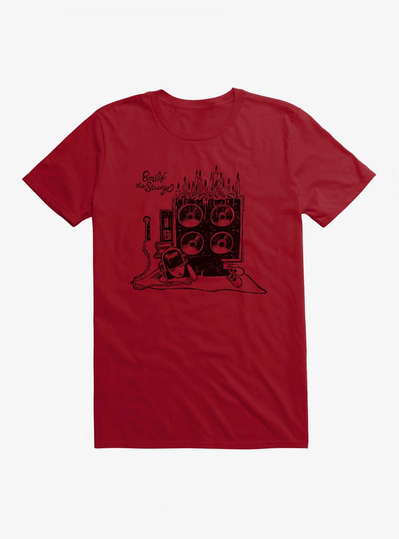 Emily The Strange Music To My Ears T-Shirt, , hi-res