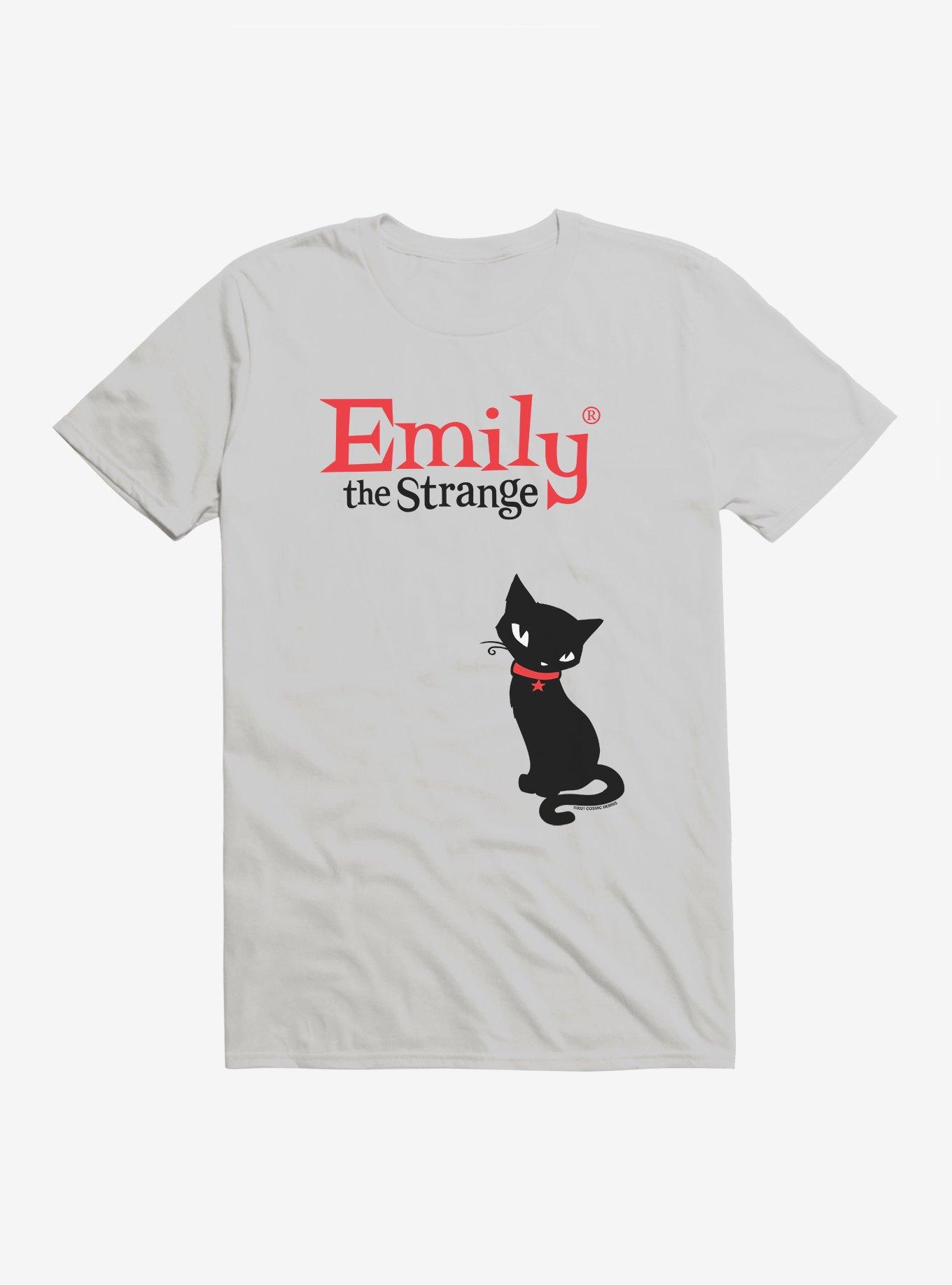 Emily The Strange NeeChee Lookin' Cute T-Shirt, SILVER, hi-res