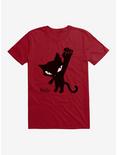 Emily The Strange Power To The Cat T-Shirt, INDEPENDENCE RED, hi-res