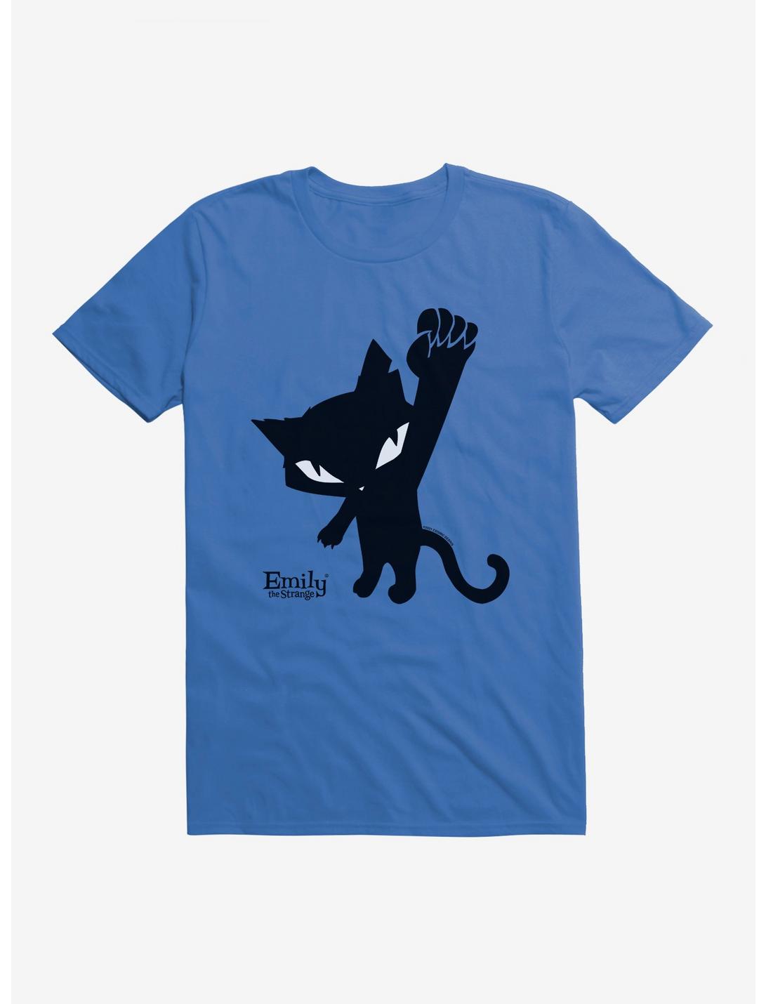 Emily The Strange Power To The Cat T-Shirt, ROYAL BLUE, hi-res