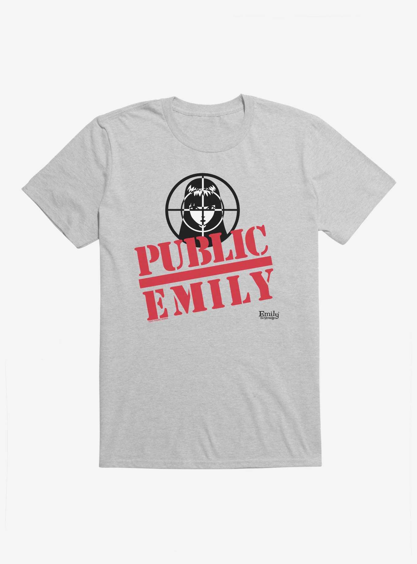 Emily The Strange Public Emily T-Shirt, , hi-res