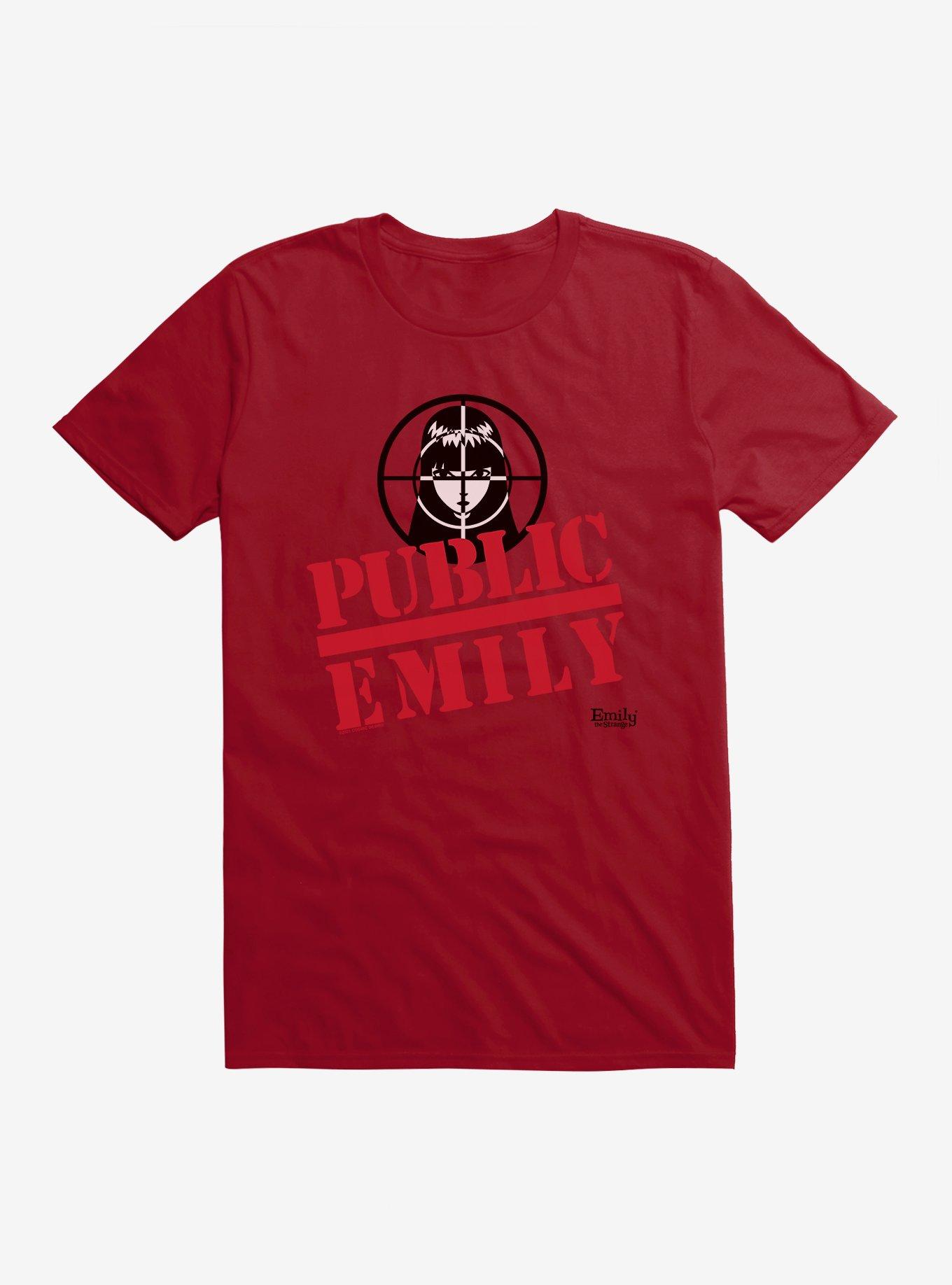 Emily The Strange Public Emily T-Shirt, , hi-res
