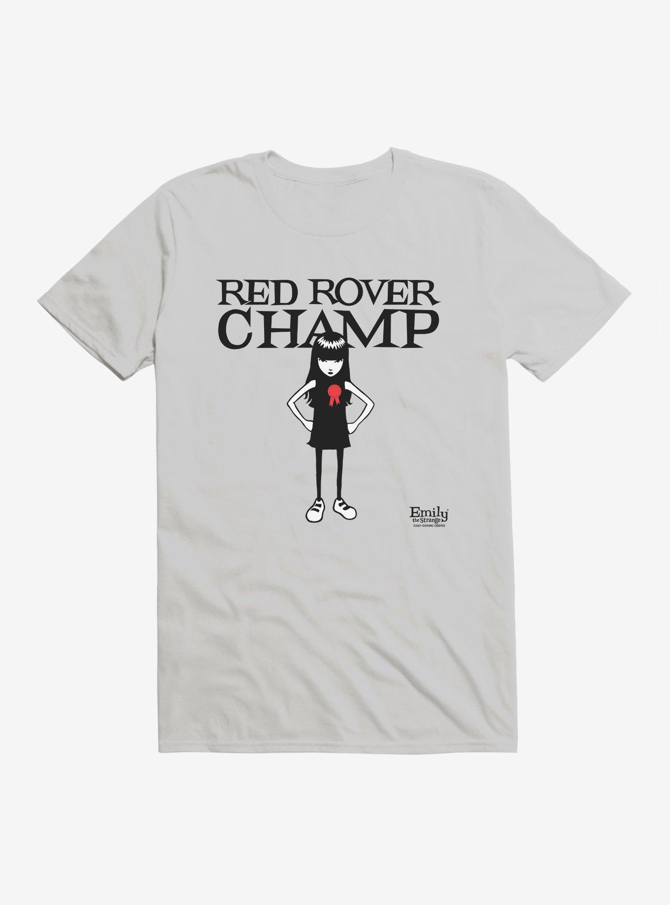 Emily The Strange Red Rover Champ T-Shirt, SILVER, hi-res