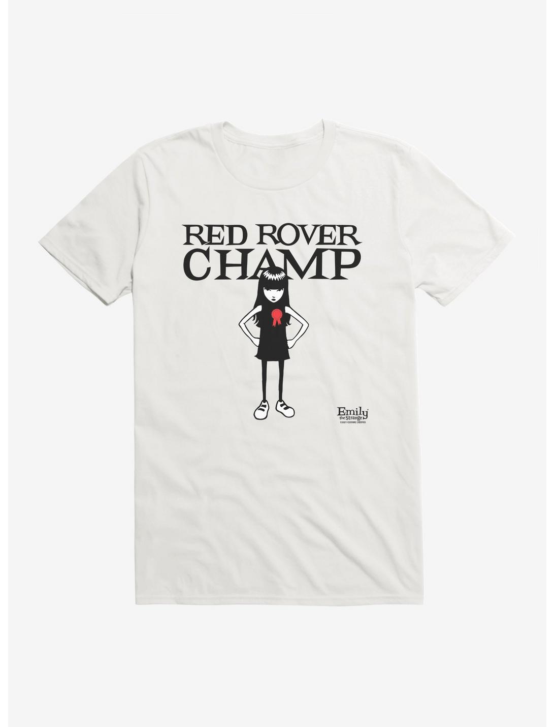 Emily The Strange Red Rover Champ T-Shirt, WHITE, hi-res