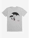 Emily The Strange Umbrella Cats T-Shirt, HEATHER, hi-res