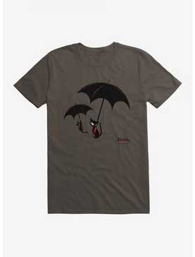 Emily The Strange Umbrella Cats T-Shirt, , hi-res
