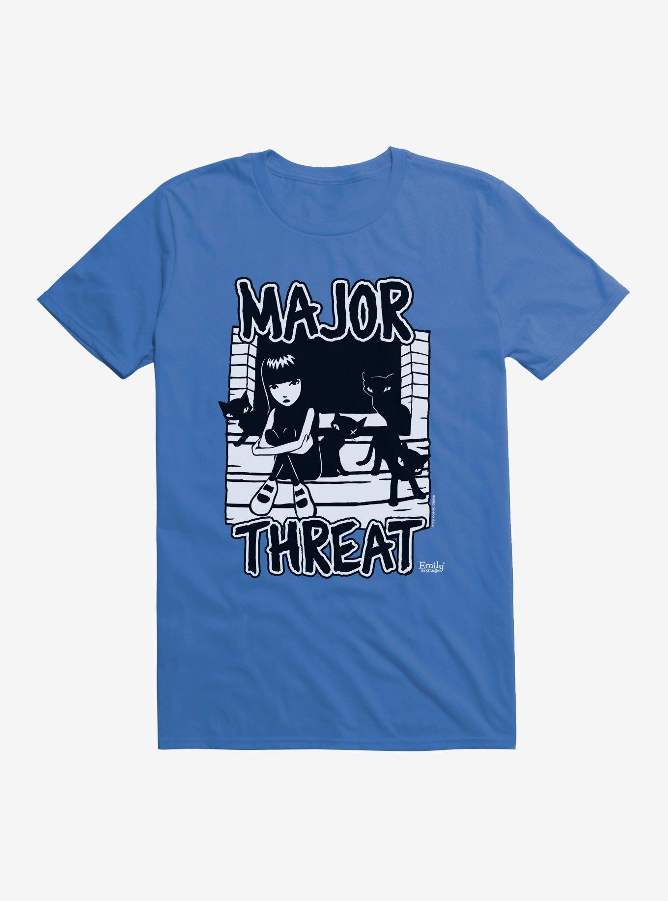 Emily The Strange Major Threat T-Shirt, , hi-res