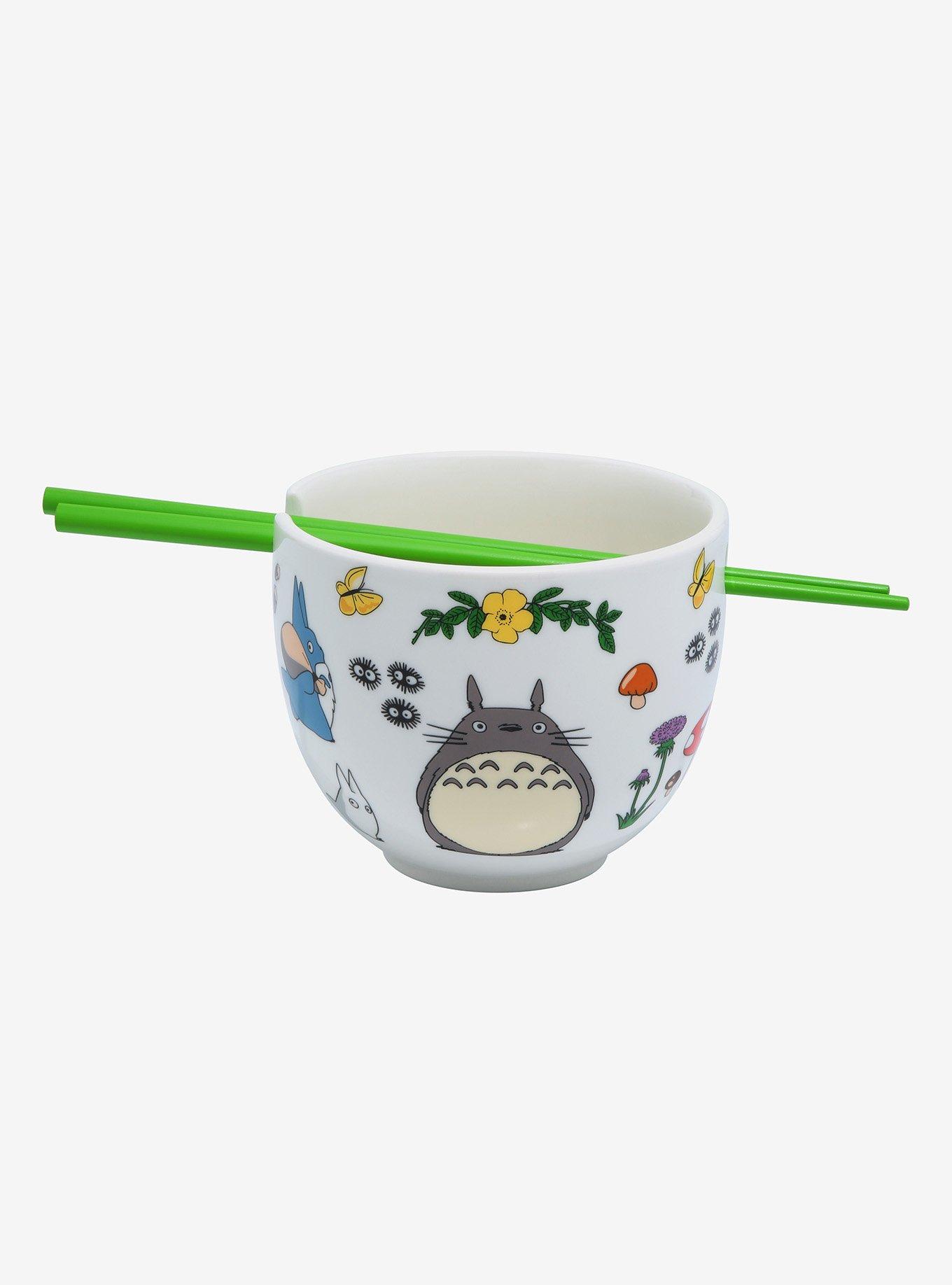 Studio Ghibli My Neighbor Totoro Forest Spirits & Flora Ramen Bowl with Chopsticks - BoxLunch Exclusive, , hi-res