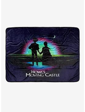 Studio Ghibli Howl’s Moving Castle Sophie & Howl Night Sky Silhouette Throw Blanket - BoxLunch Exclusive, , hi-res