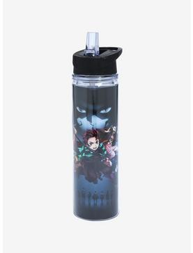 Demon Slayer: Kimetsu no Yaiba Group Character Poster Water Bottle, , hi-res