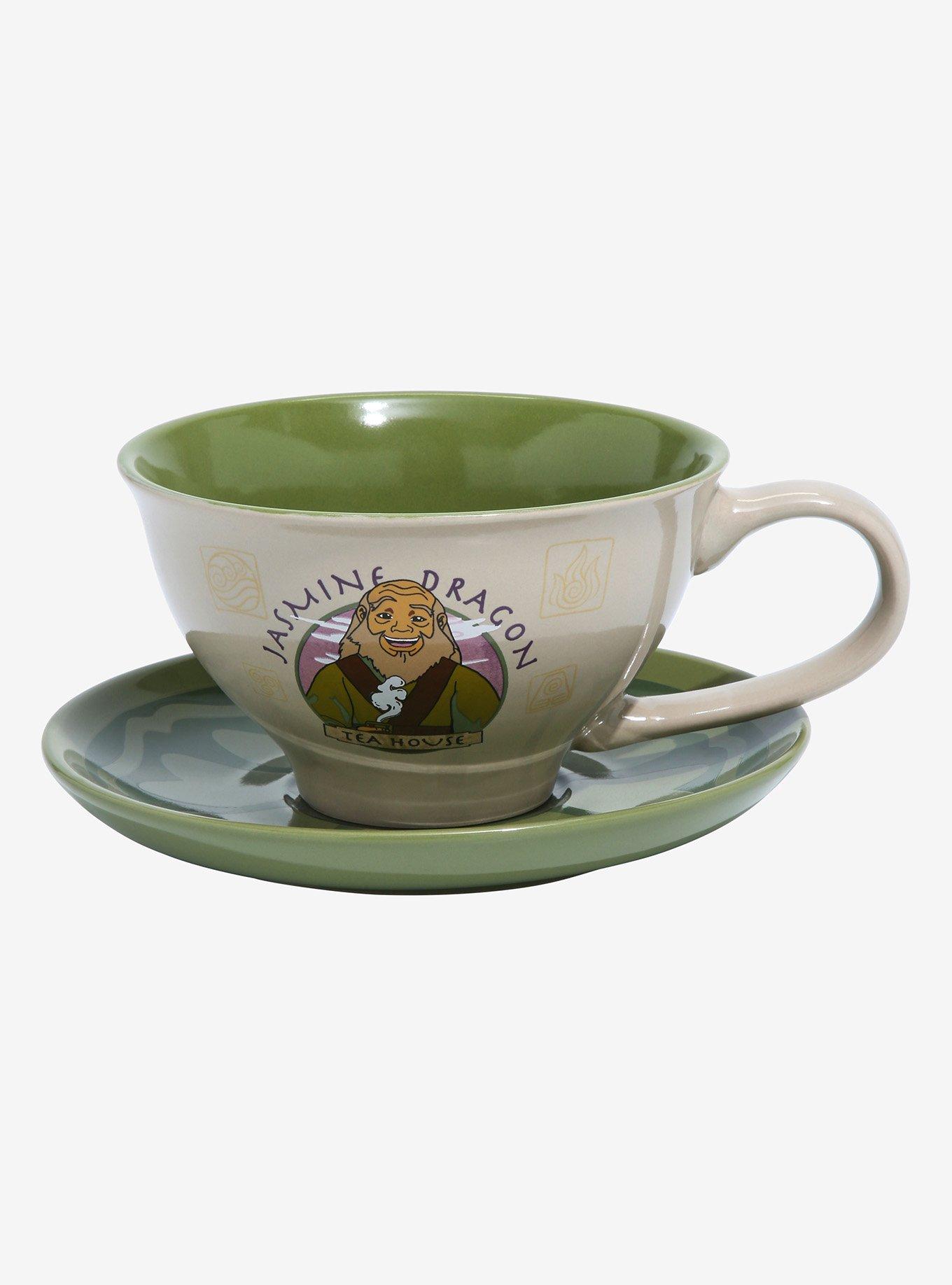 Avatar: The Last Airbender Jasmine Dragon Tea Cup & Saucer Set, , hi-res