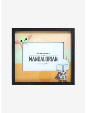 Star Wars The Mandalorian Chibi Mando & The Child Photo Frame - BoxLunch Exclusive, , hi-res