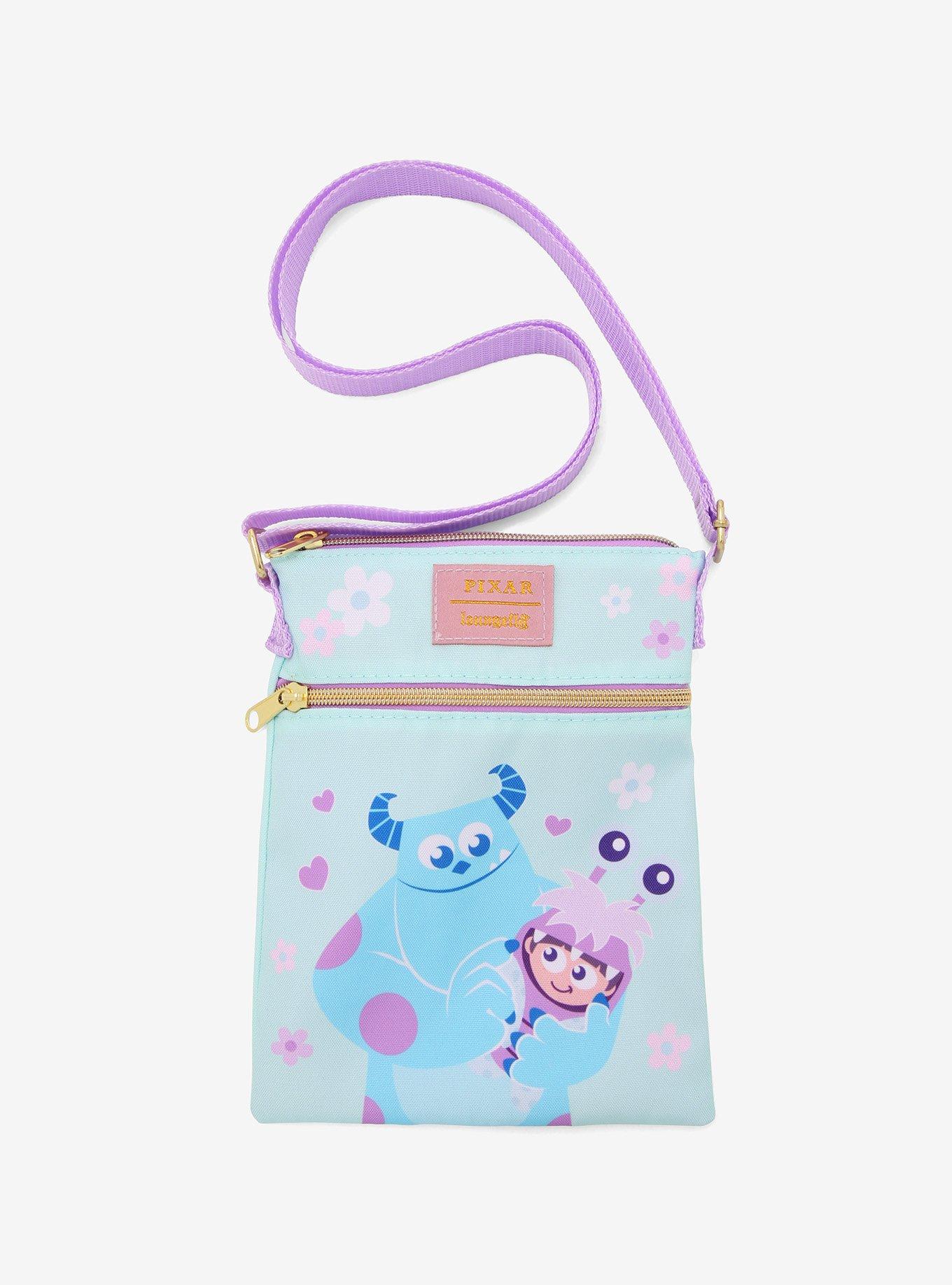 Loungefly Disney Pixar Monsters, Inc. Chibi Sulley & Boo Passport Crossbody Bag, , hi-res