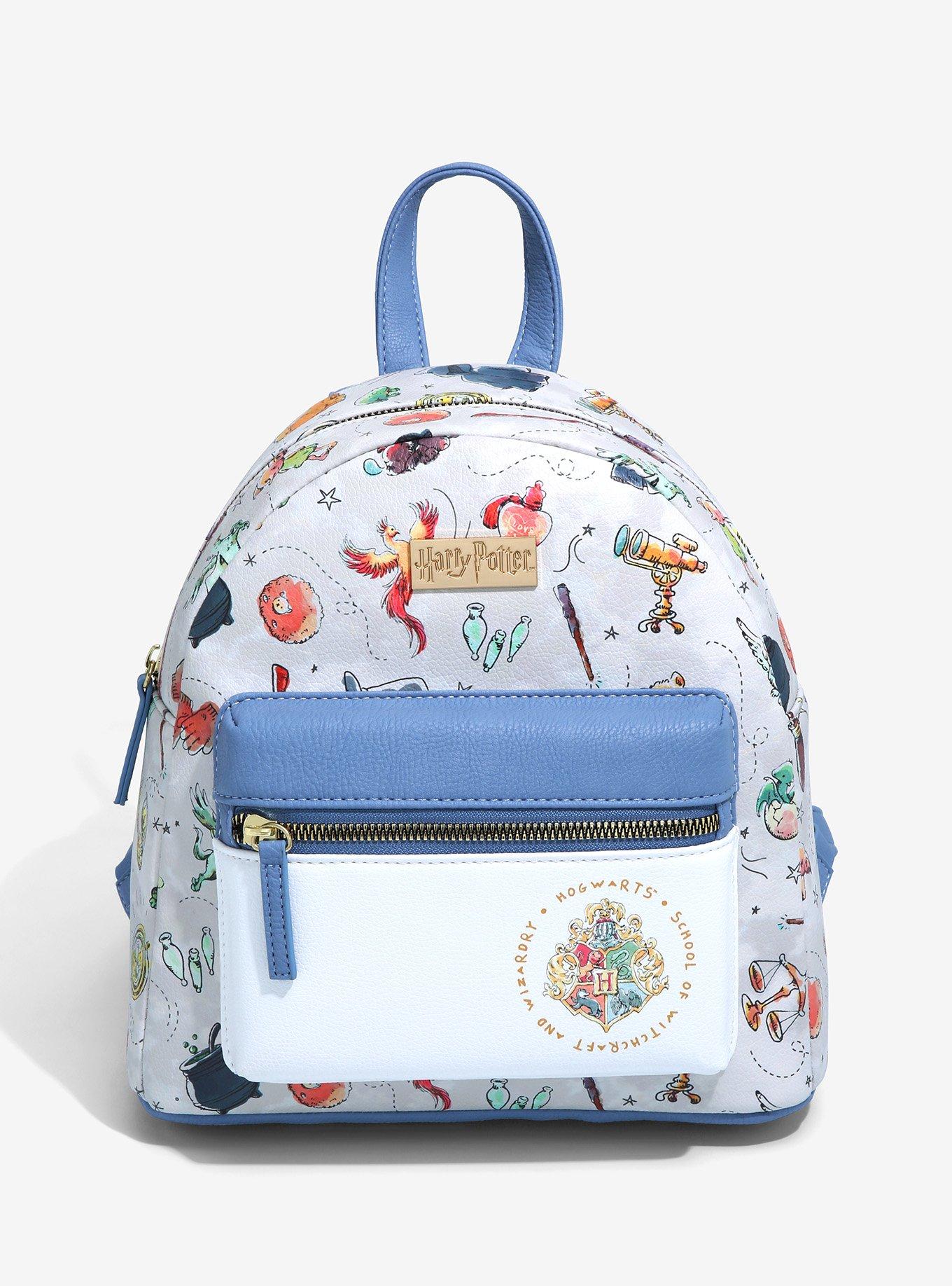 Harry Potter Watercolor Icons Mini Backpack