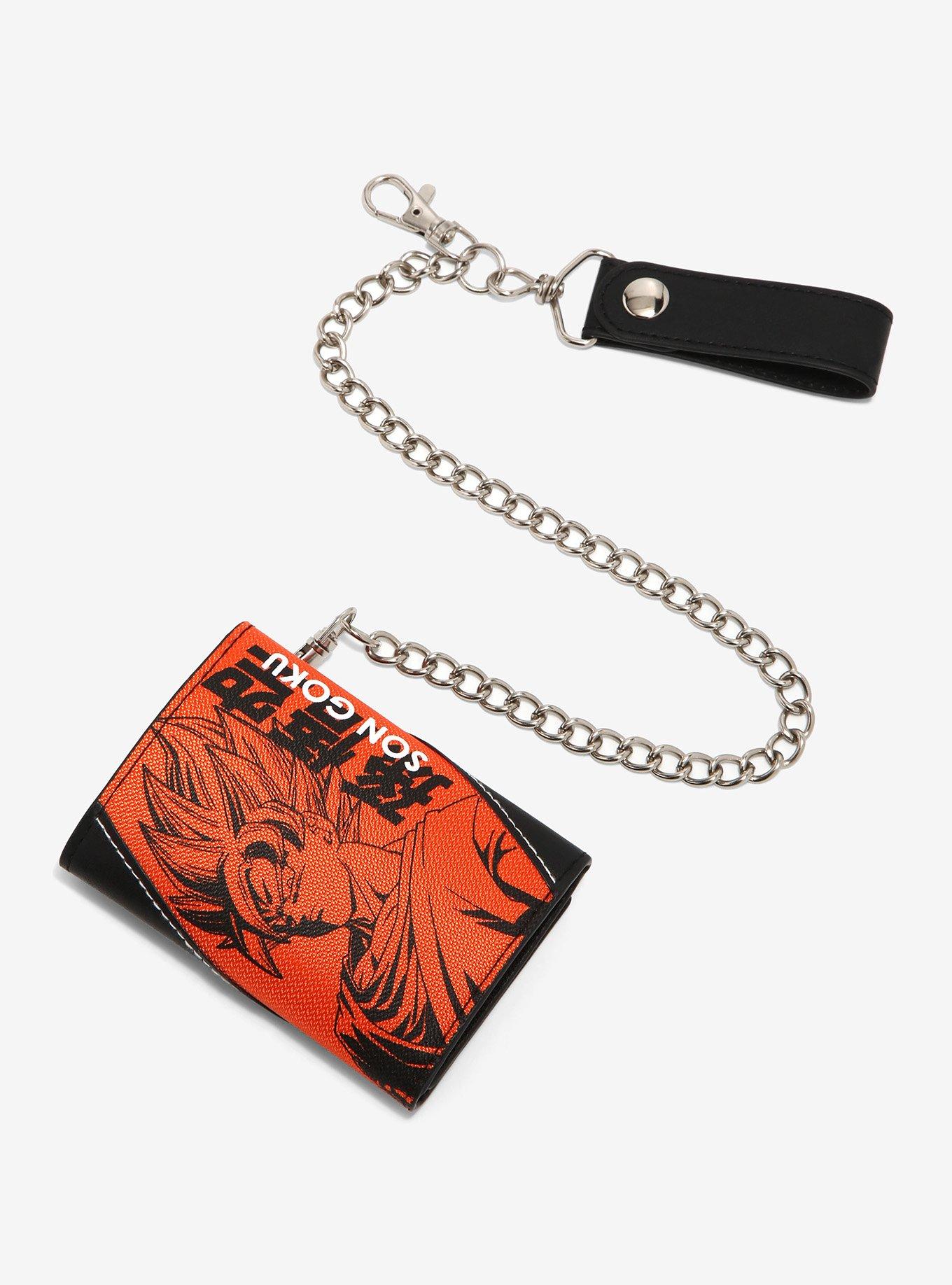 Dragon Ball Z Son Goku Trifold Chain Wallet, , hi-res