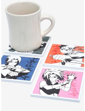 Naruto Shippuden Team 7 Portraits Ceramic Coaster Set, , hi-res