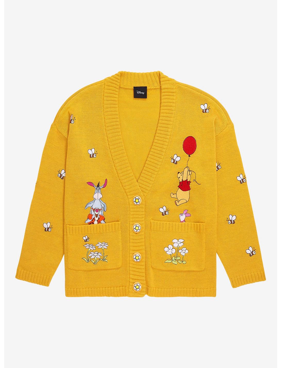 Disney Winnie the Pooh Pooh & Friends Embroidered Women’s Cardigan - BoxLunch Exclusive