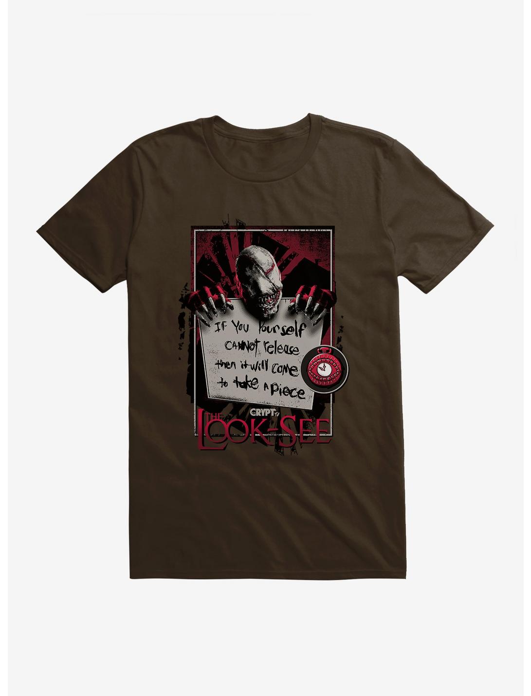 Crypt TV The Look-See Take A Piece T-Shirt, CHOCOLATE, hi-res