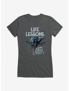 Crypt TV Life Lessons With Miss Annity Girls T-Shirt, CHARCOAL, hi-res