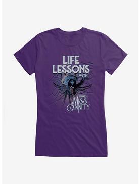 Crypt TV Life Lessons With Miss Annity Girls T-Shirt, PURPLE, hi-res