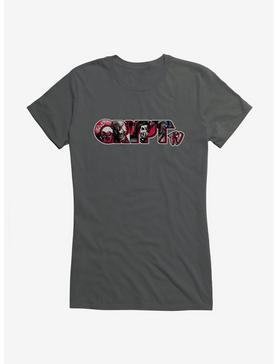 Crypt TV Logo Girls T-Shirt, CHARCOAL, hi-res