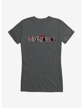 Crypt TV Mordeo Logo Girls T-Shirt, CHARCOAL, hi-res