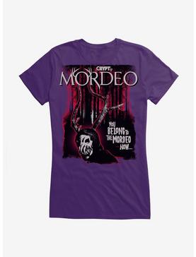 Crypt TV You Belong To The Mordeo Now Girls T-Shirt, PURPLE, hi-res