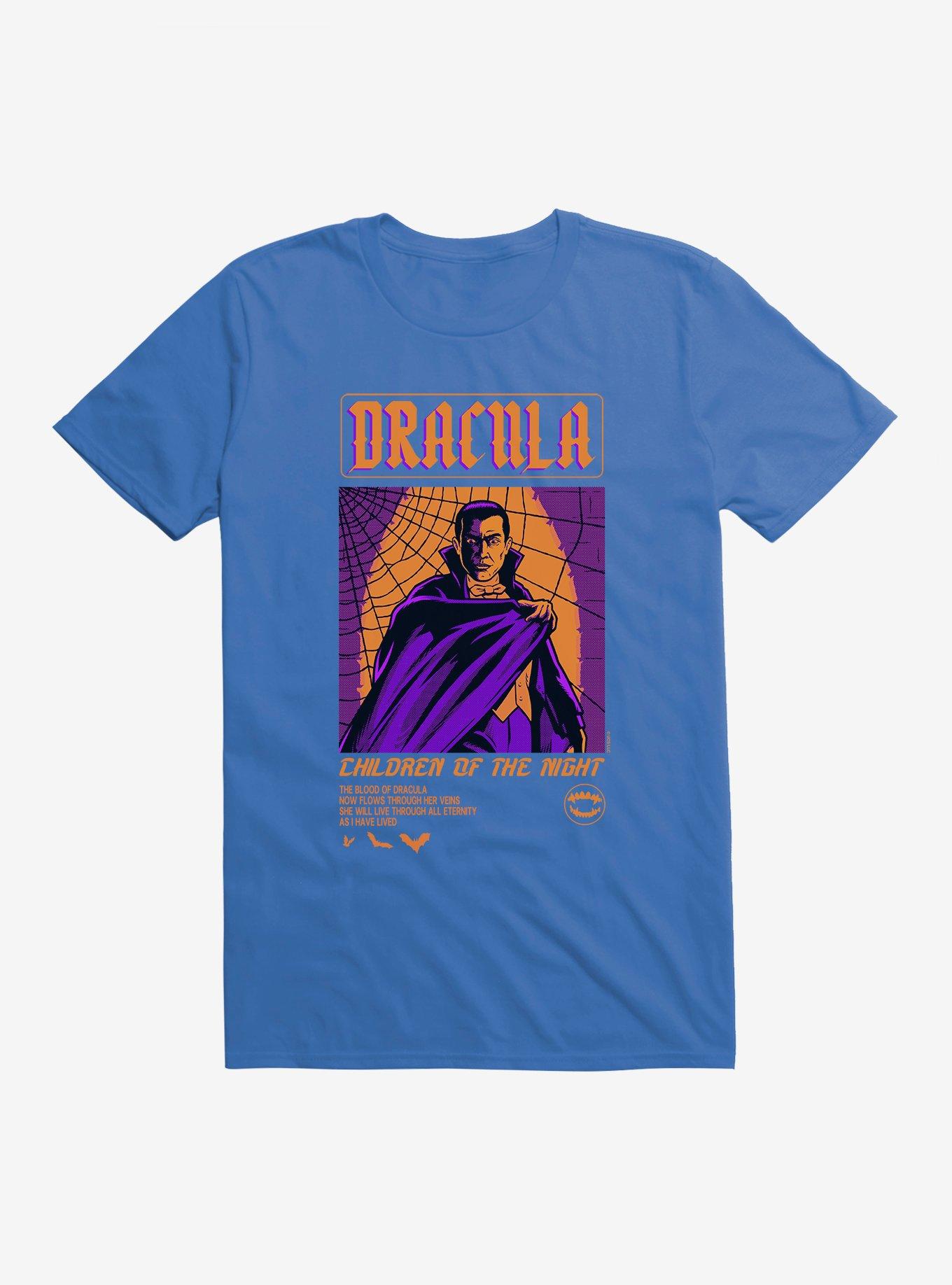 Universal Monsters Dracula Through The Veins T-Shirt
