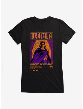 Universal Monsters Dracula Through The Veins Girls T-Shirt, BLACK, hi-res