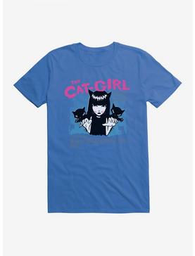 Emily The Strange Cat Girl Movie Poster T-Shirt, , hi-res
