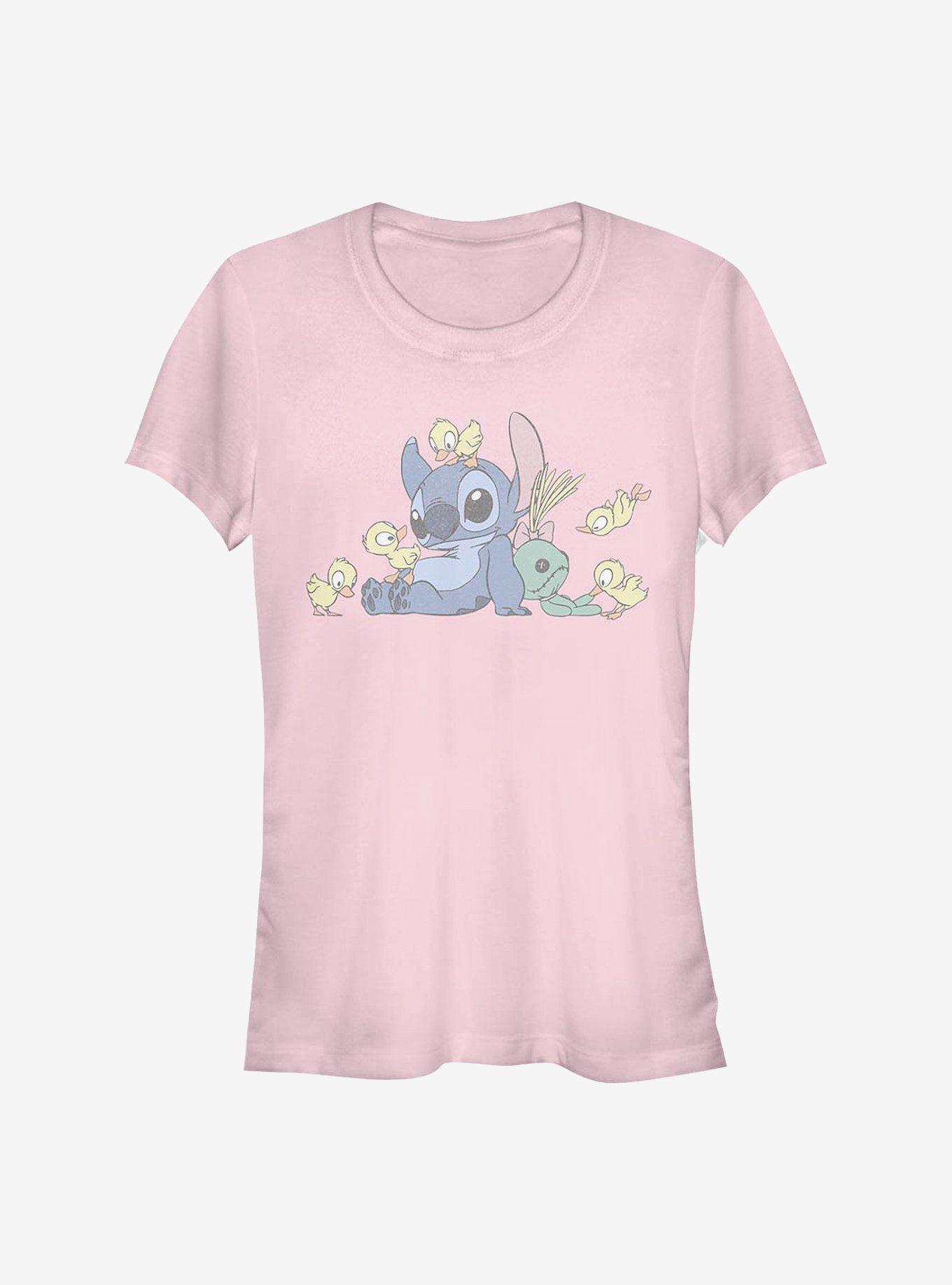Disney Lilo & Stitch Ducky Kind Girls T-Shirt, LIGHT PINK, hi-res