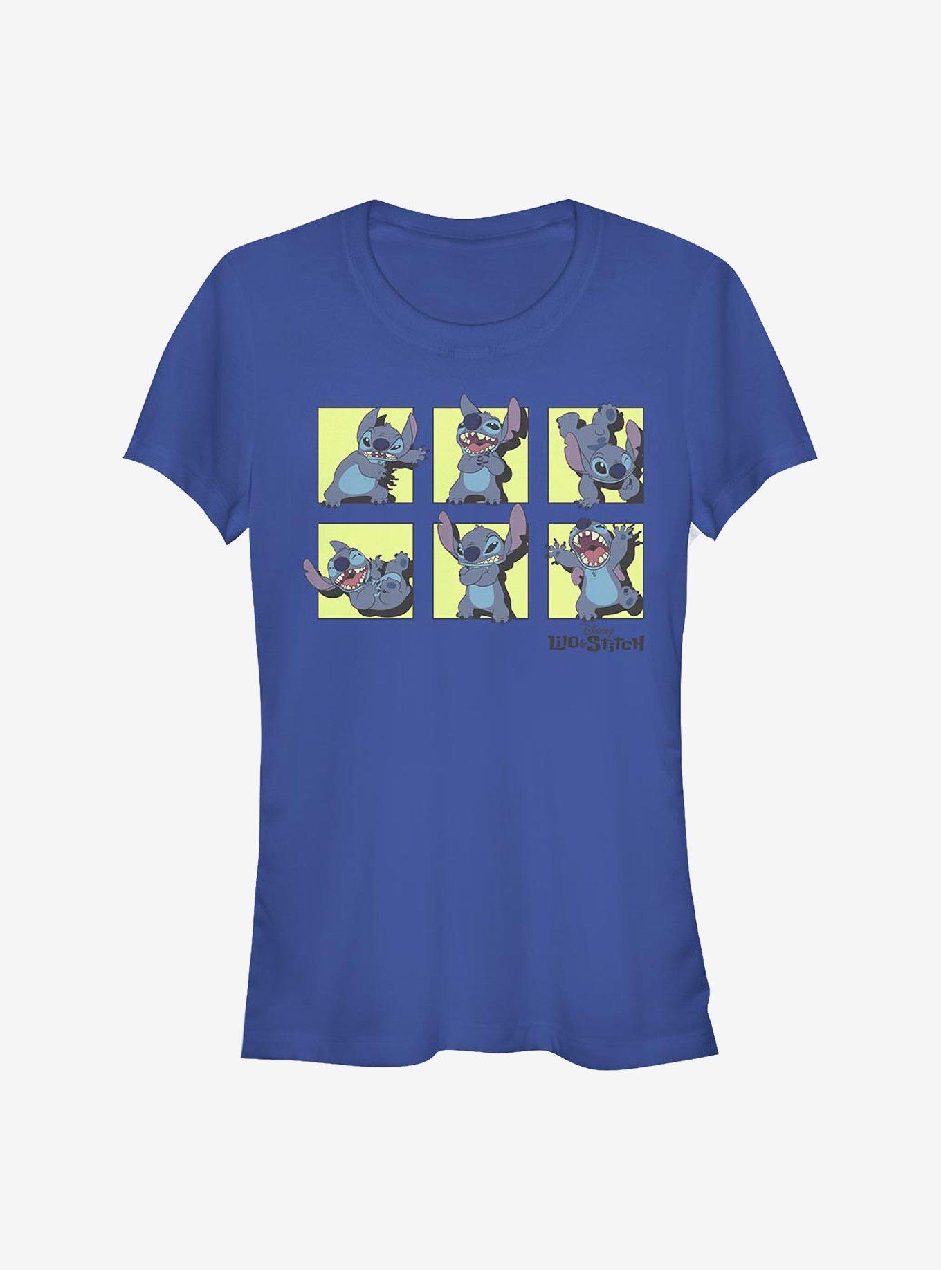 Disney Lilo & Stitch Poses Girls T-Shirt, ROYAL, hi-res