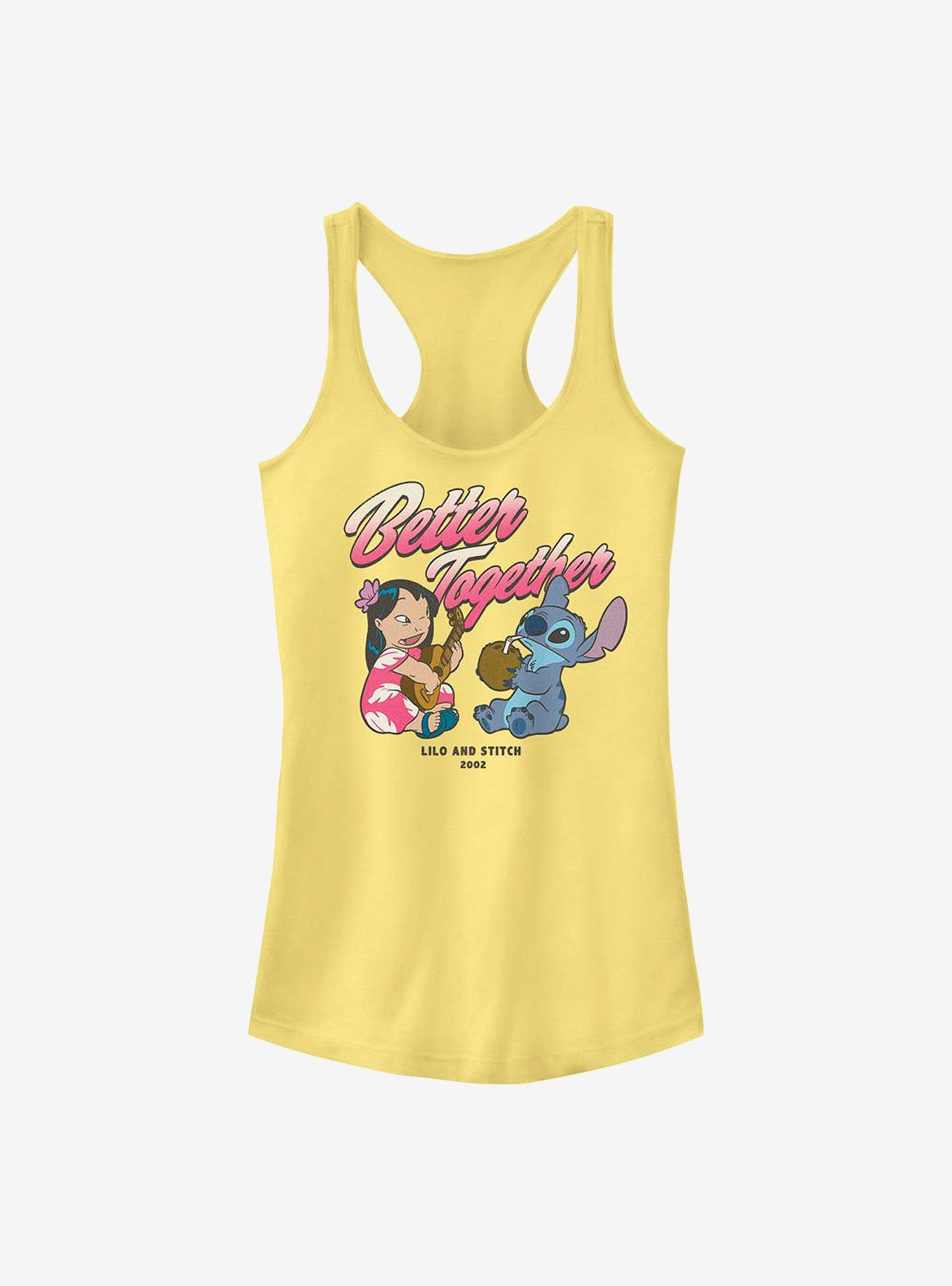 Disney Lilo & Stitch Better Together Girls Tank, BANANA, hi-res