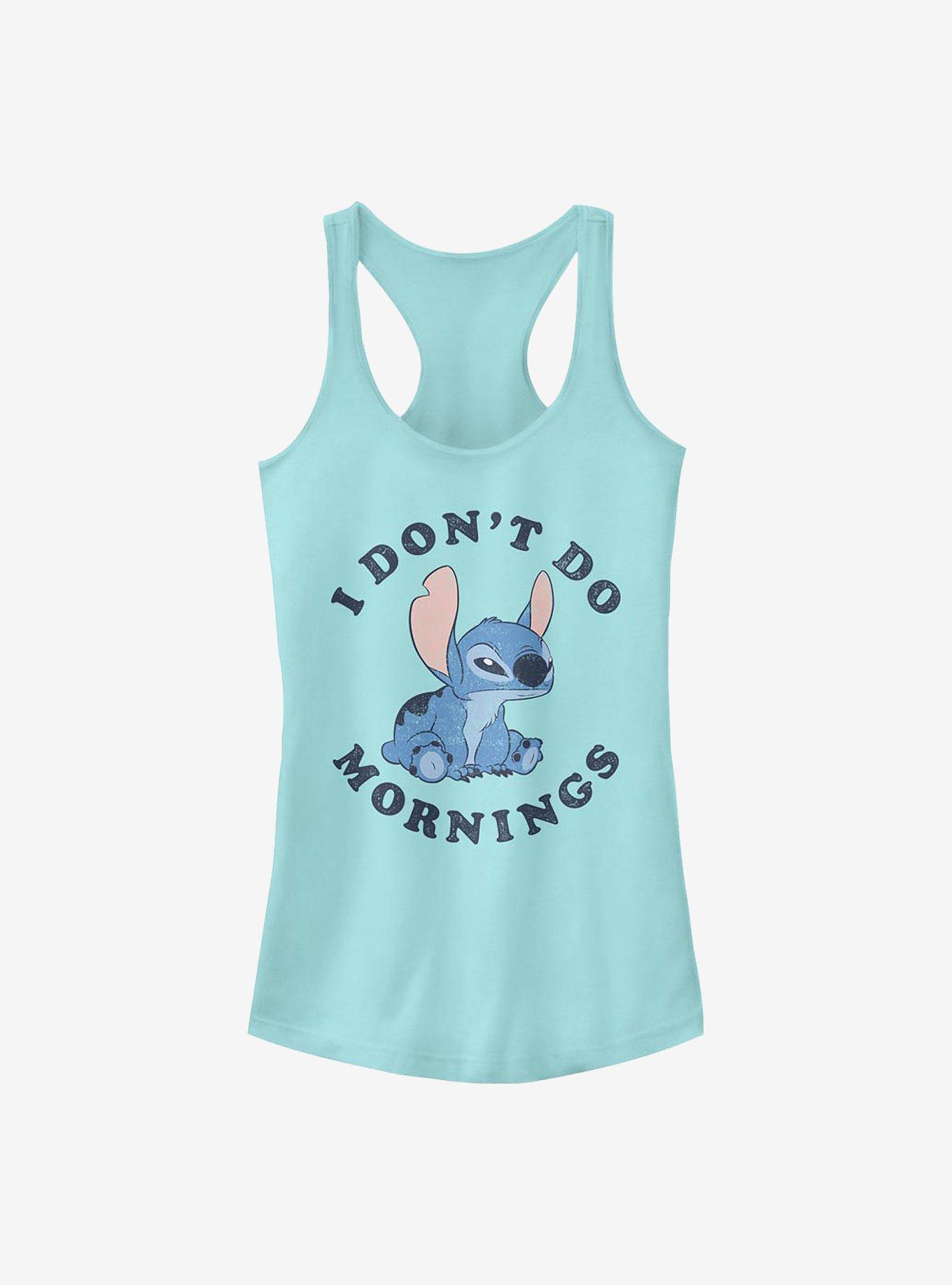 Disney Lilo & Stitch I Don't Do Mornings Girls Tank