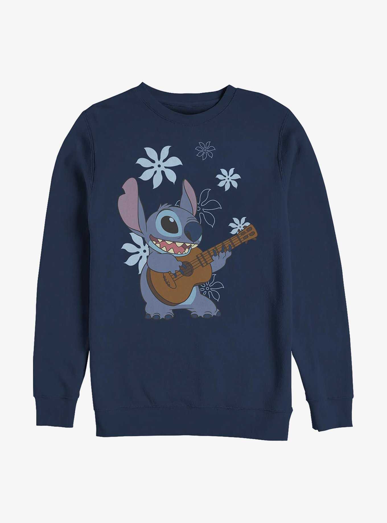 Disney Lilo & Stitch Flowers Crew Sweatshirt, , hi-res