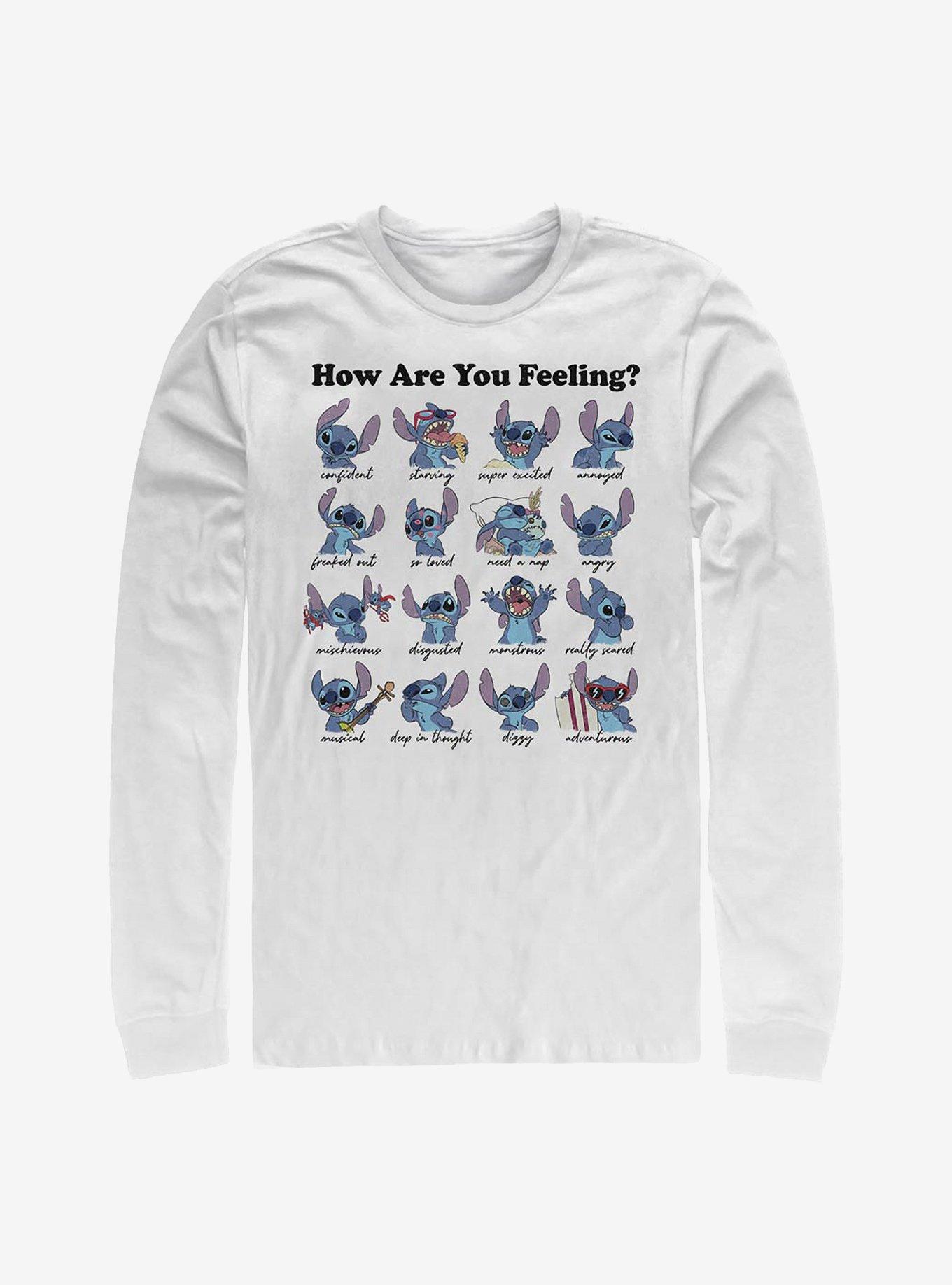 Disney Lilo & Stitch Moods Long-Sleeve T-Shirt, , hi-res