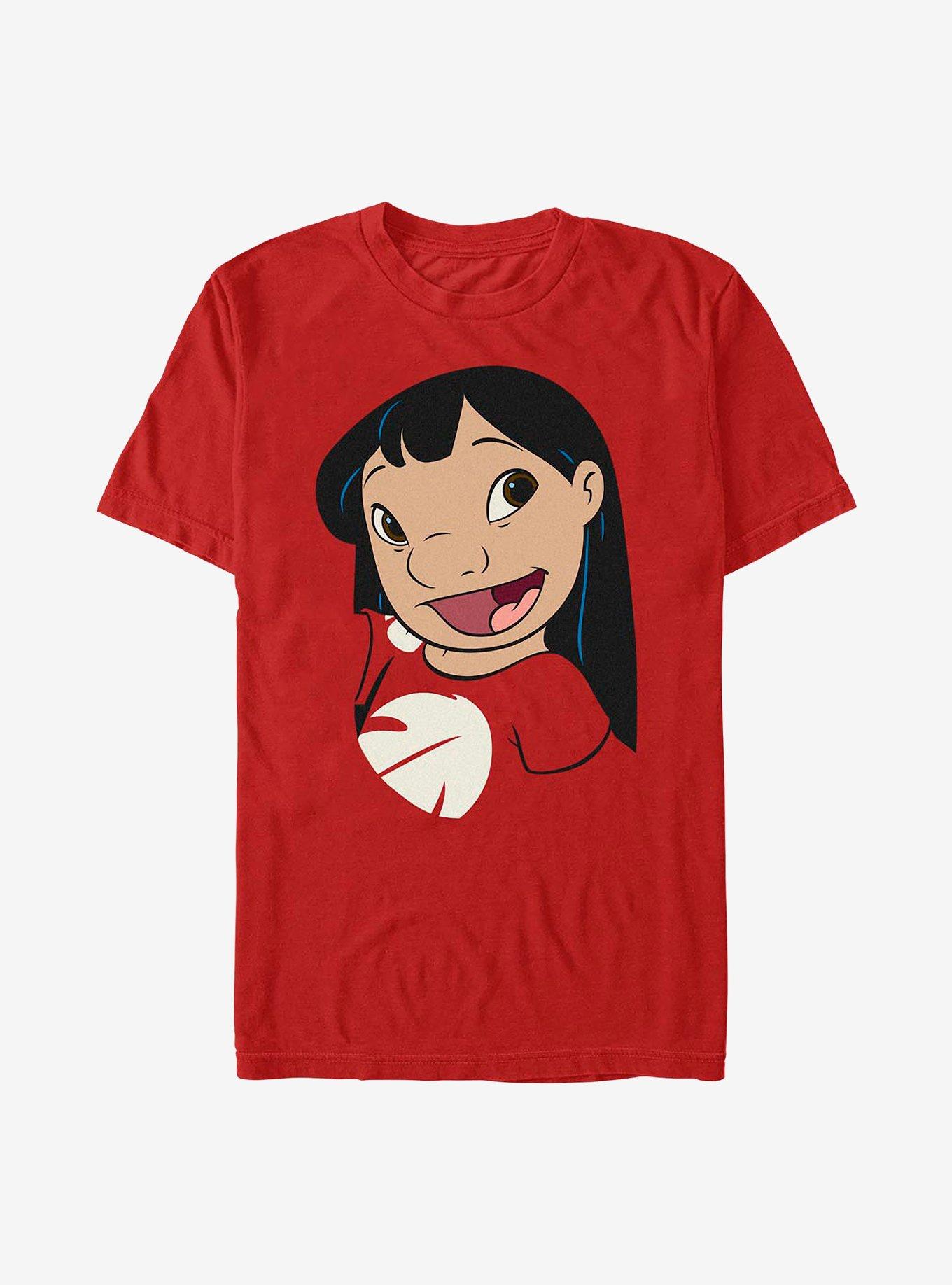 Disney Lilo & Stitch Big Lilo T-Shirt, RED, hi-res